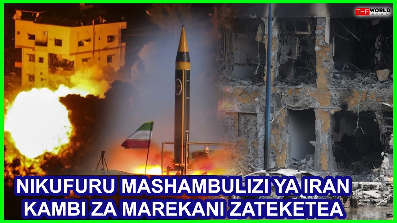 MAKOMBORA YA IRAN NI KUFURU/YASHAMBULIA KAMBI ZA MAREKANI KILA NCHI MASHARIKI YA KATI MUDA HUU