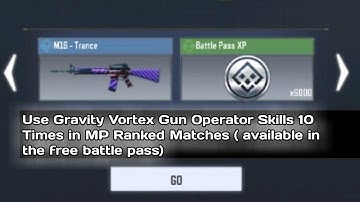call of duty mobile use gravity vortex gun operator skills 10 times