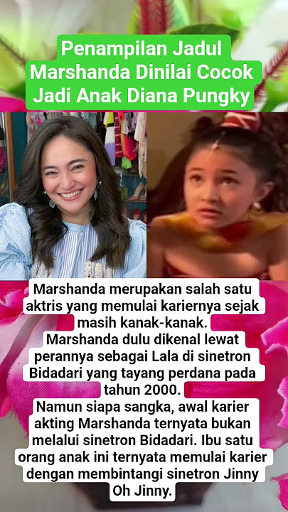 Penampilan Jadul Marshanda Dinilai Cocok Jadi Anak Diana Pungky