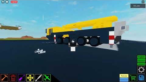How to build a mobile crane  Roblox Plane Crazy- Part 5