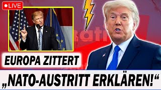Schock in Europa: Trump verkündet Austritt der USA aus der NATO! | 05.10.25