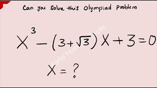 Nice algebra problem|Math olympiad problem|AlphaNumericTricks
