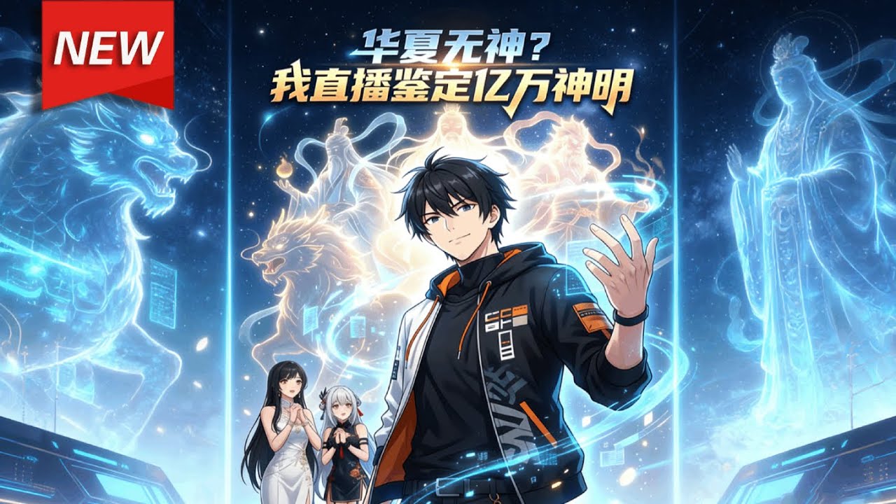 MULTISUB📢新番上线《华夏无神？我直播鉴定亿万神明》第1~60集丨穿越绑定直播鉴神系统！一个嘉年华解锁华夏神明真名，嫦娥、孙悟空、李白接连觉醒，SSS级神宠、神具拿到手软！