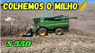 JOHN DEERE S 550 NA COLHEITA DE MILHO - SAFRA 23/24       #agricultura #milho #s550 #johndeere
