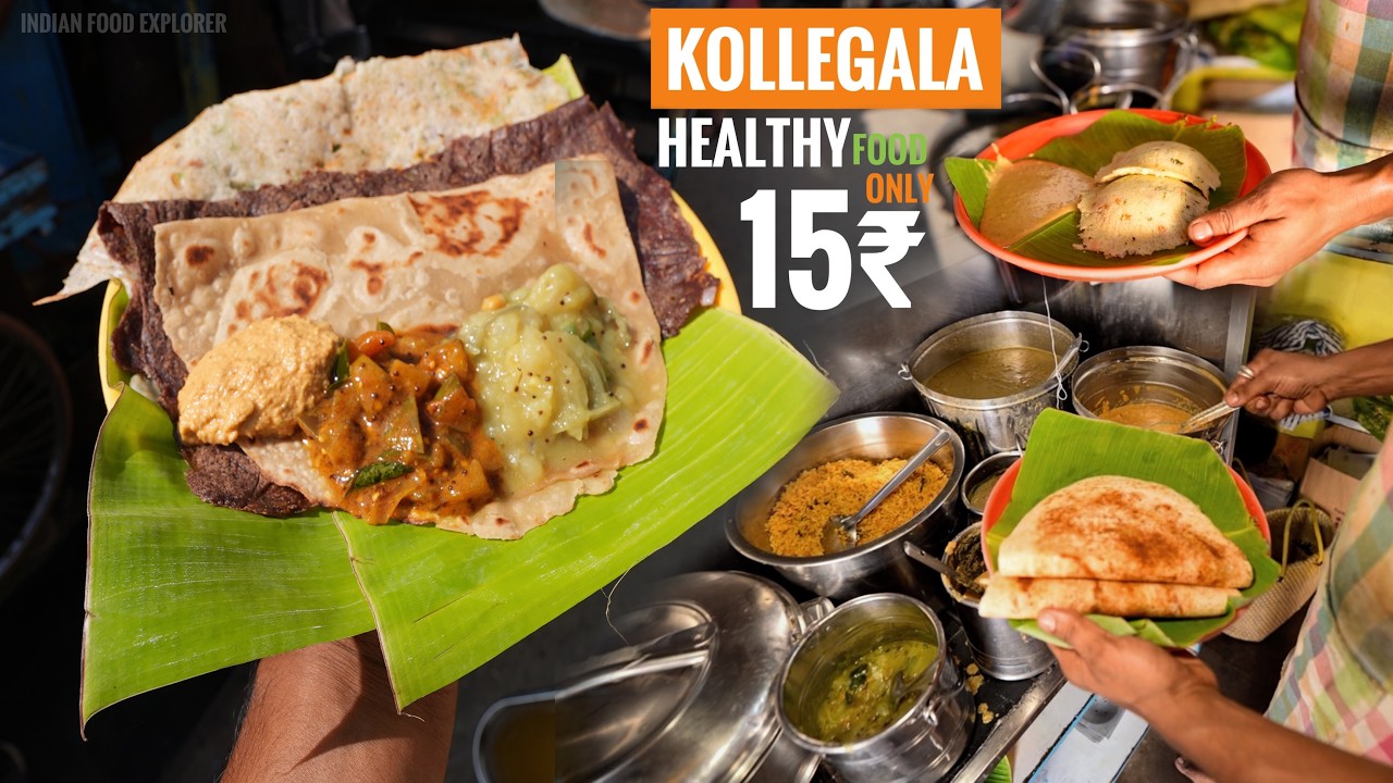 India’s Healthy Food in Kollegala | Ragi Roti & Akki Roti (rice) | Only ...
