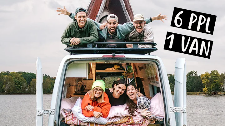 6 PEOPLE LIVING IN A VAN ft. Kara & Nate + Kinging...