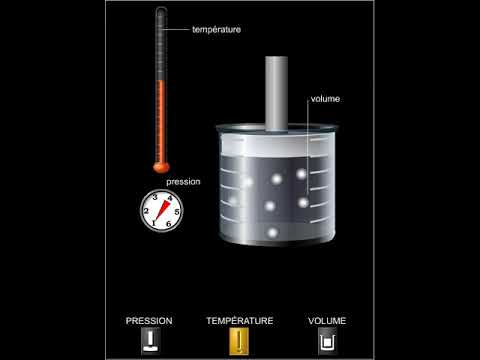 Vidéo: Lorsque le volume d'un échantillon de gaz est diminué la pression de l'échantillon de gaz ?