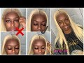 BLONDE LACE MELTDOWN ON DARK SKIN🔥🔥🔥|NEW TECHNIQUE 💪🏾|Tinashe Hair🔥