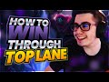 How To WIN THROUGH TOP in SOLO QUEUE! | TFBlade
