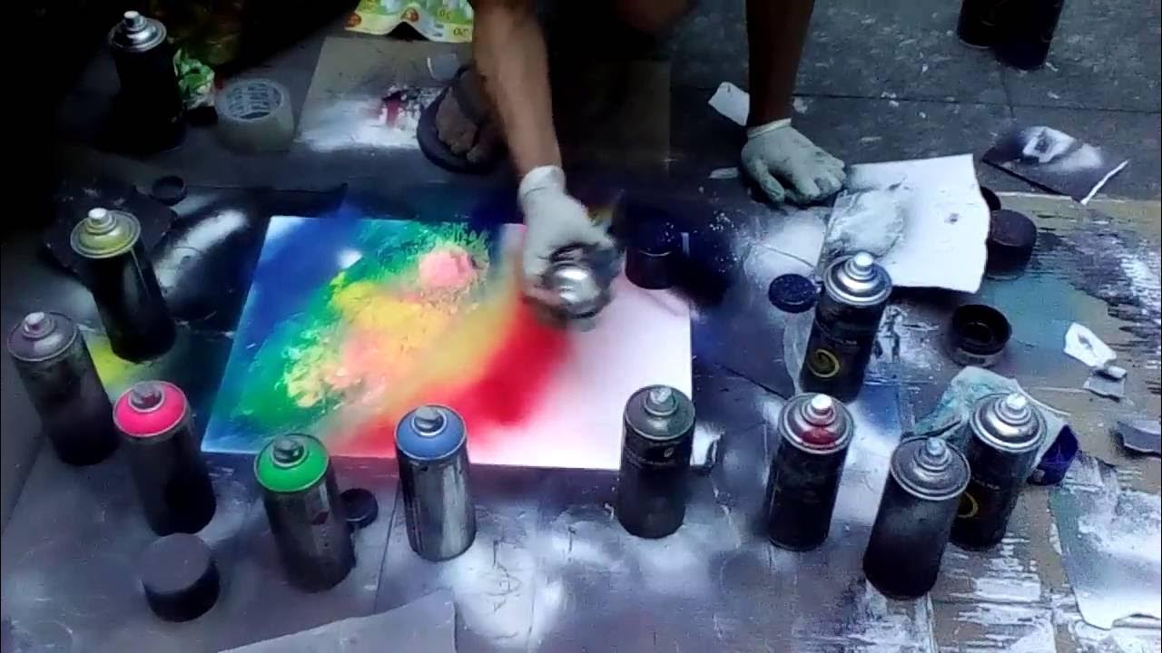 песня ночью краска из баллона