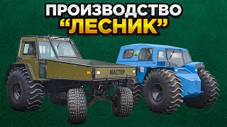 Производство "ЛЕСНИК" в Вологде. Андрей Иванов рассказывает о вездеходах Мастер, Экстрим, Турист.