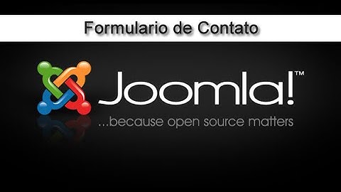 Joomla 3 Criar site completo : Formulário de contato | #Joomla 10