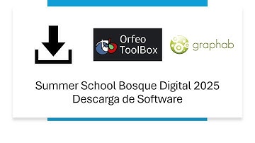 Summer School Bosque Digital 2025 - Descarga Orfeo Toolbox y Graphab