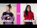 Charli damelio vs gabriela moura tiktok dances compilation