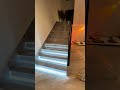 Staircase step light demonstration and tutorial