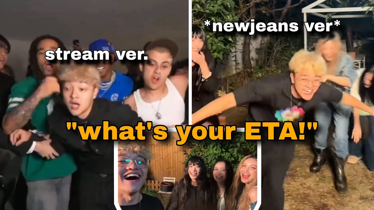Jason meets Newjeans! and RECREATES the iconic ETA meme! (ft ...