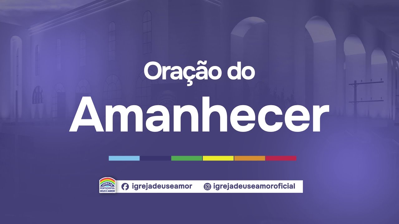 Oração do Amanhecer | Direto com Deus | IPDA AO VIVO | 18/01/2026