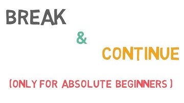 24 - Break and Continue Statements in Java | (for beginneers)