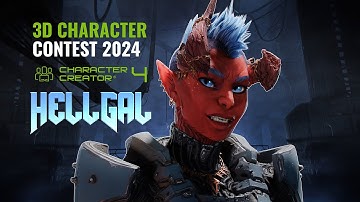 2024 Reallusion 3D Character Contest - HellGal - Stylized Animation !