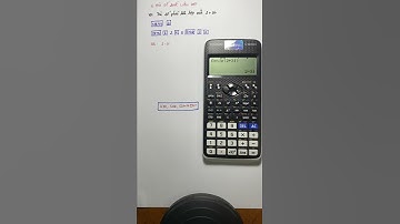 Tìm số phức liên hợp bằng máy tính casio #casio580vnx #toán #shorts