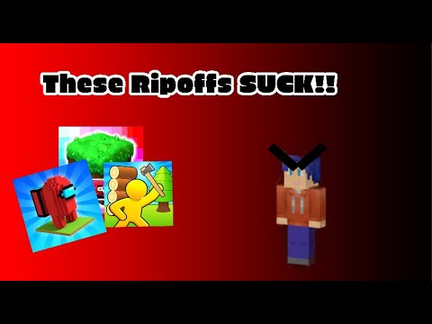 Playing TERRIBLE Minecraft Ripoffs - YouTube