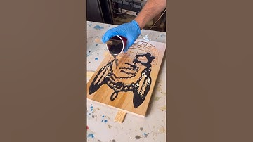 Epoxy Resin CNC Project #shapeoko #woodworking #cncprojects #epoxyresin #carbidecreate #cnc #diy