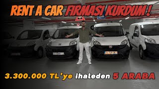 3 Mi̇lyon Tlye İhaleden 5 Araba Aldik Rent A Car Firması Kurdum