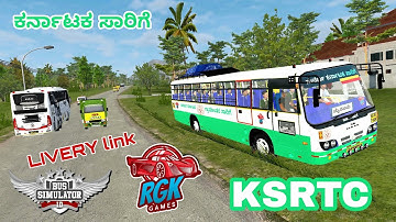 KSRTC bus livery for EICHER MOD WITH SKIN LINK