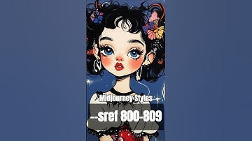 MidJourney Style Reference Codes (sref) 800-809: Unlock 10 Unique AI Art Styles #Midjourney #sref
