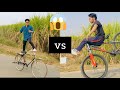 Desi cycle vs mtb cycle pr kiya stunt 