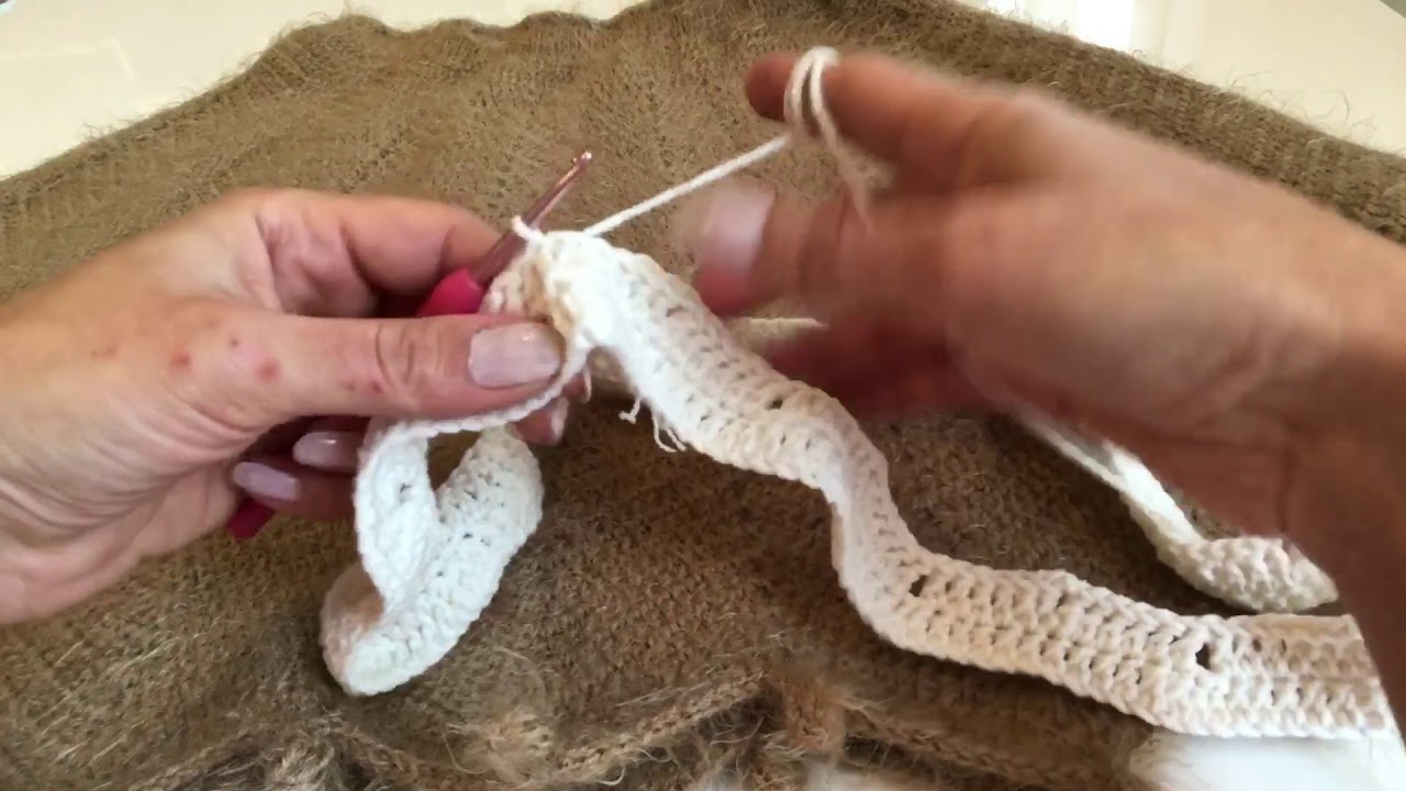 Zikzak model örgü etek yapımı - kloş örgü etek yapımı