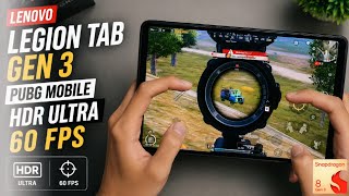 Lenovo Legion Tab Gen 3 PUBG Mobile HDR Ultra Graphics 60FPS Gaming Test 2026 screenshot 5