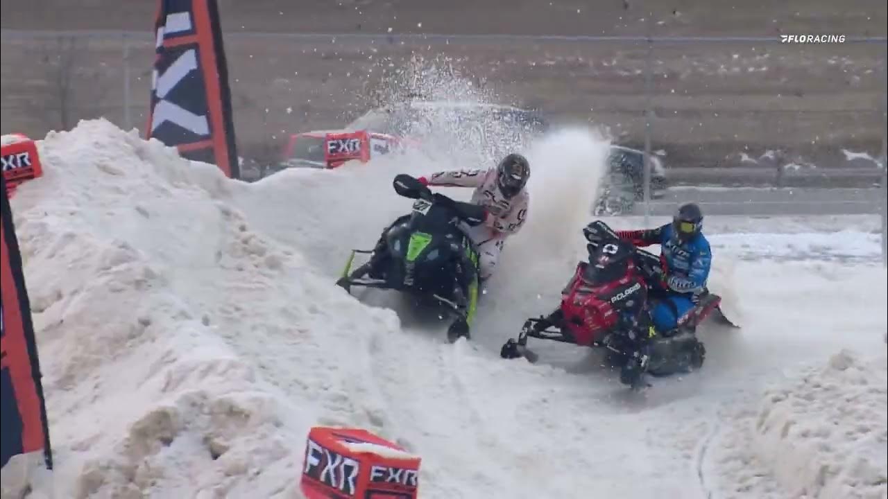 Snocross Round 13 Pro Highlights Elk River, MN (Race 1 of 3) YouTube