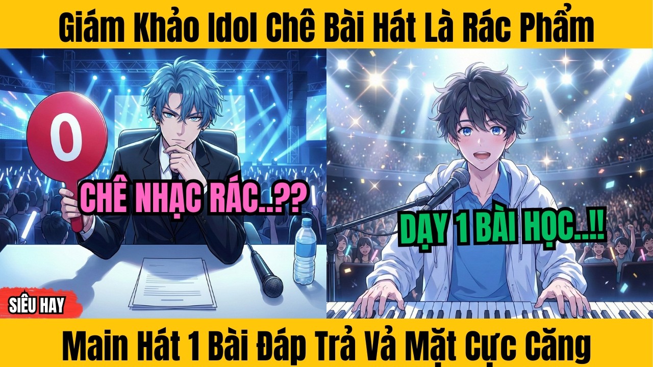 10 Giờ |  Giám Khảo Idol Chê Bài Hát Là Rác Phẩm - Main Hát 1 Bài Đáp Trả Vả Mặt Cực Căng