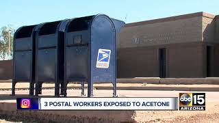 Chemical spill at Phoenix post office involved acetone