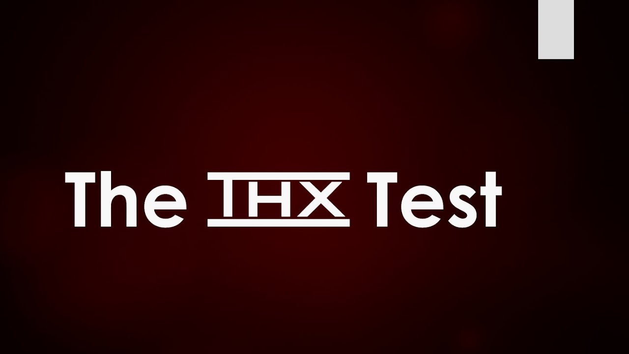 (Creepypasta) The THX Test (Re-narration)