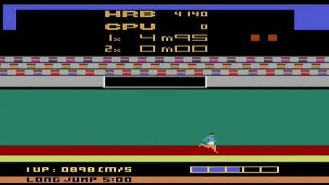 Track & Field sur Atari 2600