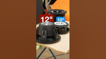 10 vs 12 Inches | Alpine Type R #speakers