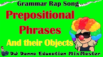 Grammar/Writing Rap Song #46 Prepositional Phrases and Objects of the Preposition