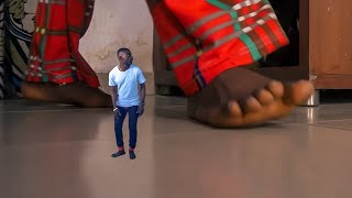Giantess and Shrunk Man - I Finally Escaped from Her