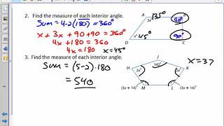 Geometry Section 6-1 Notes
