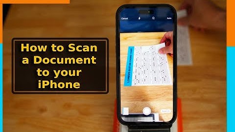 How to SCAN a Document or multiple Documents with your iPhone | 2024 |