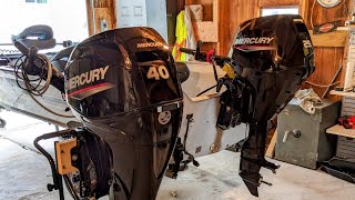 2023 Mercury 40hp Tiller vs 2023 25hp on a light 16ft boat. Dont buy the wrong one.