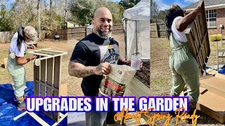 BUILDING OUR NEW VEGO POTTING BENCH + ELEVATED RAISED BED SOIL UPGRADE 