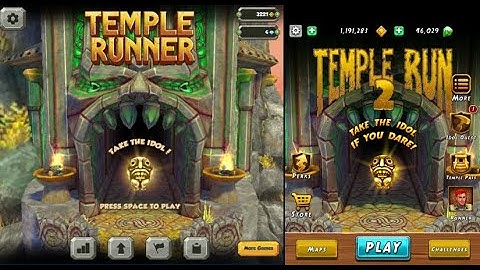TEMPLE RUN 2 | Super Old Version VS 2025 Current version 