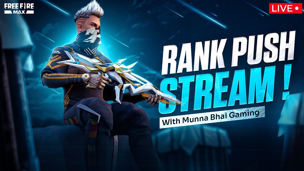 Grandmaster Live Rank Push Free Fire Telugu - Munna Bhai is Live ...