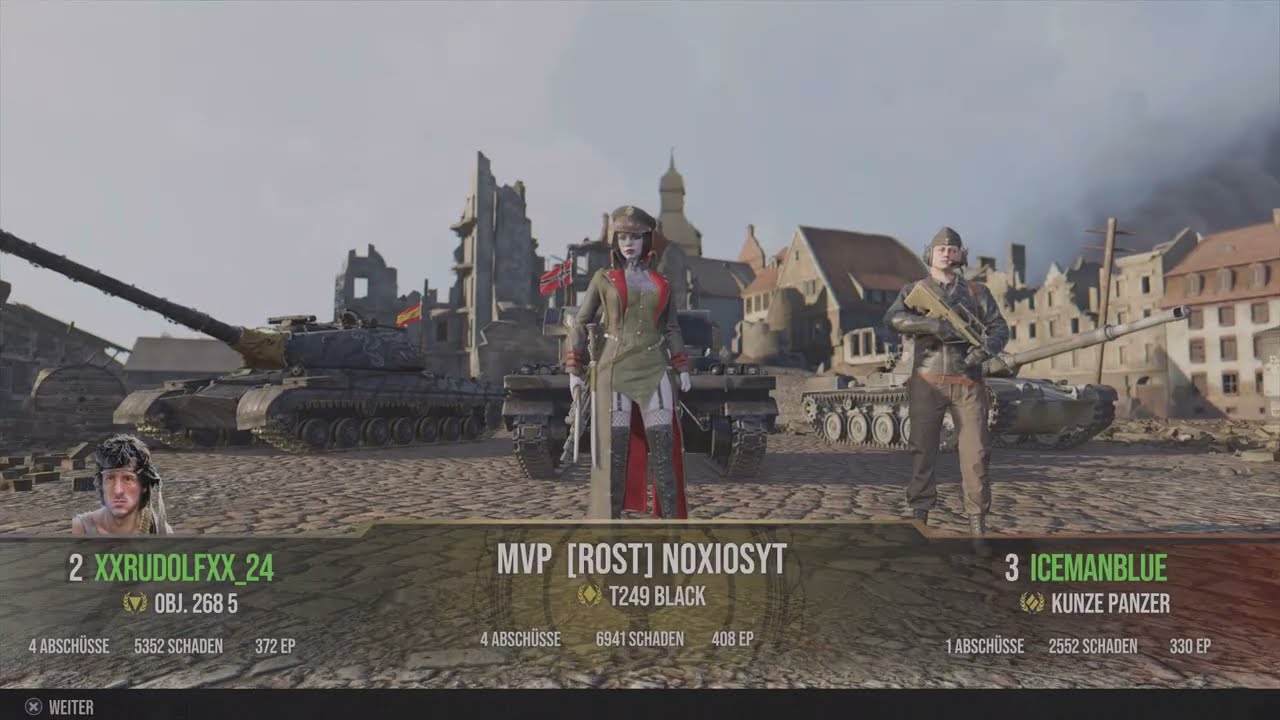 World of Tanks Console T249 Black Gameplay