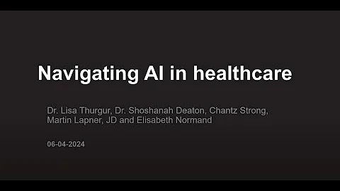 Navigating AI in healthcare