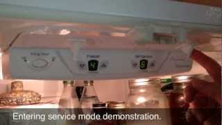 How to Put the Jazz Control Board into Service Mode in Maytag, JennAir, Amana Refrigerators