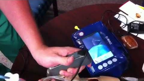 Matt Demonstrates Storz C-Mac Video Laryngoscope